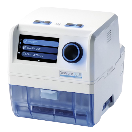 devilbiss blue auto plus automatic cpap machine dv64e uk with humidifier removebg preview